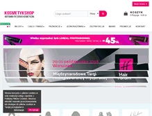 Tablet Screenshot of kosmetykshop.pl